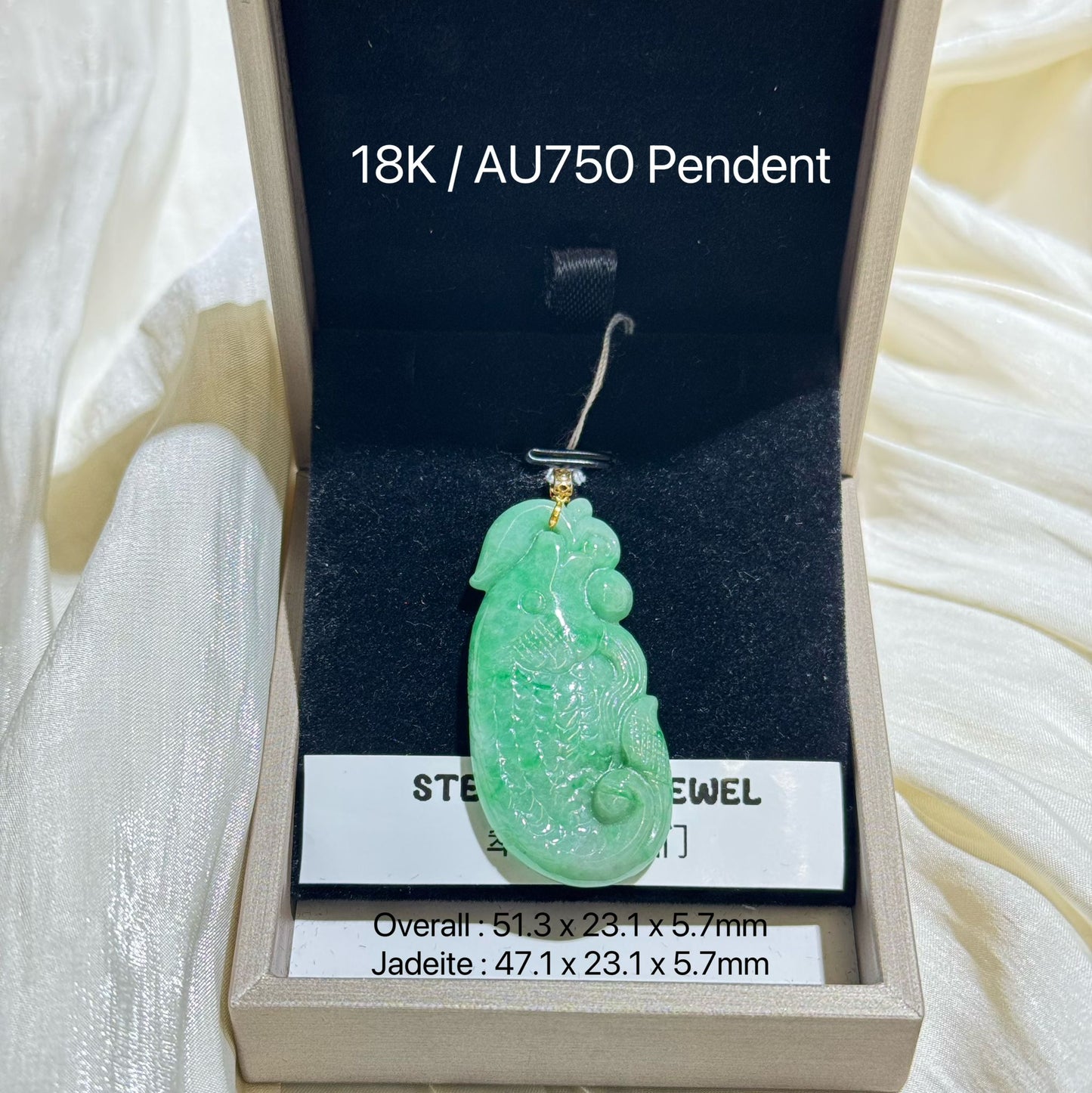 18K Pendent - Fish