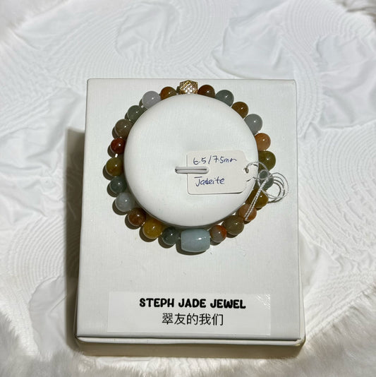 Jadeite Beads Bracelet - 180