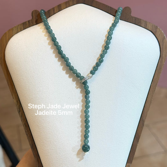 Beads Necklace- Blue