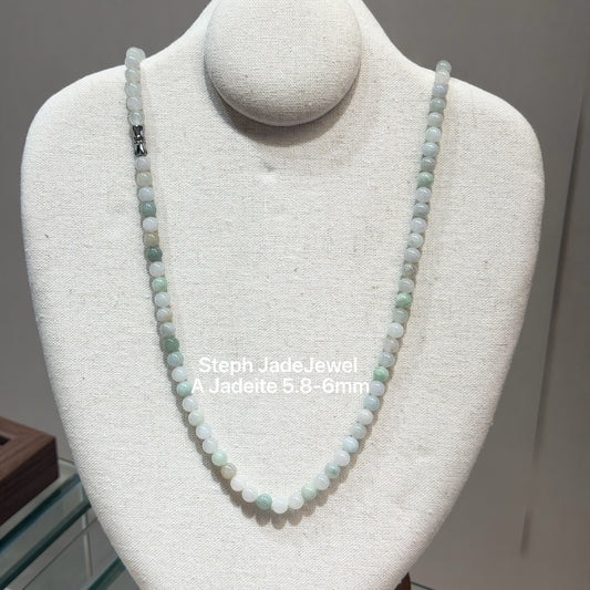Jadeite Beads Necklace - v3