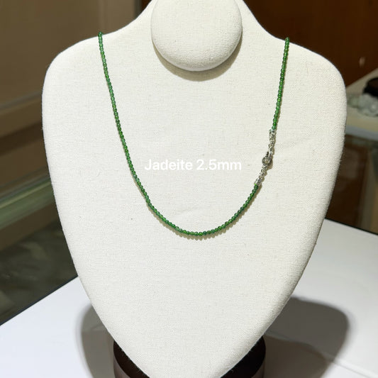 Beads Necklace - JadeiteSmall