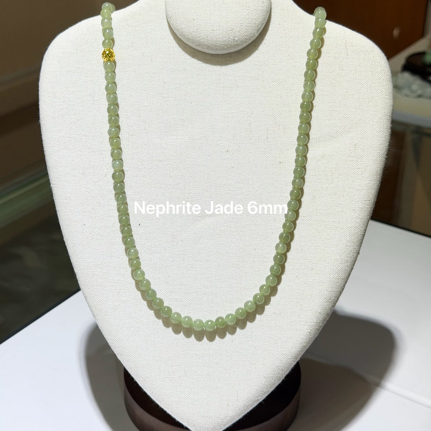 Beads Necklace - Nephrite