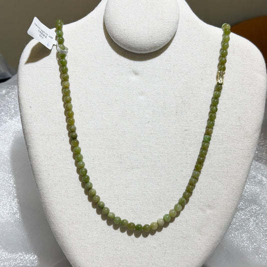 Nephrite Beads Necklace - heiyangdong
