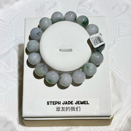 Jadeite Beads Bracelet - Flower