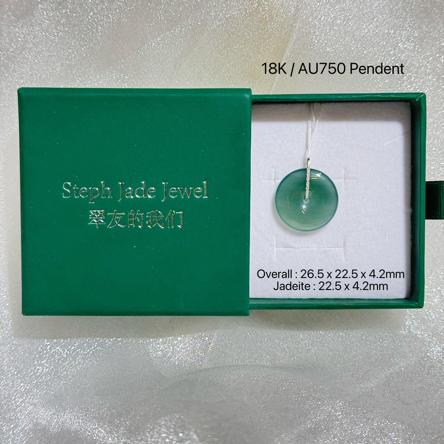 18K Pendent - Bluewater Donut