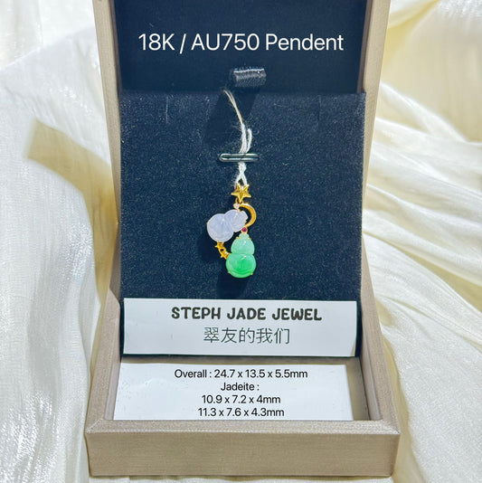 18K Pendent - Dual Hulu