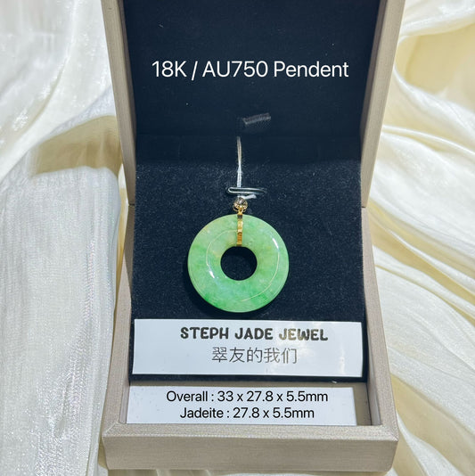18K Pendent - GY Donut
