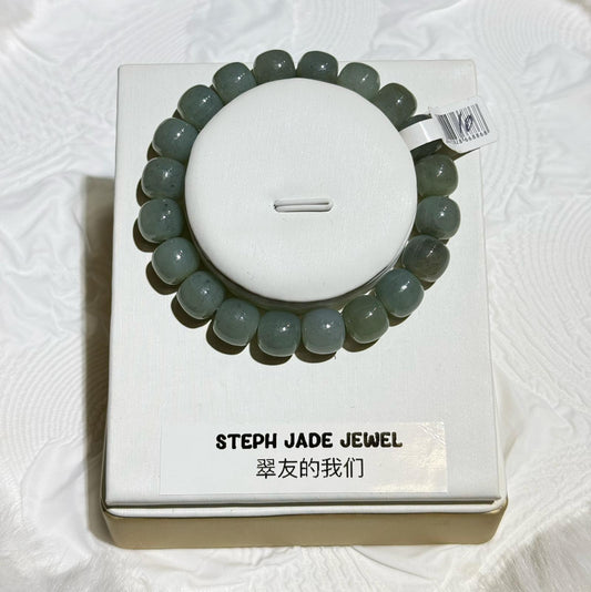 Nephrite Beads Bracelet - N 2