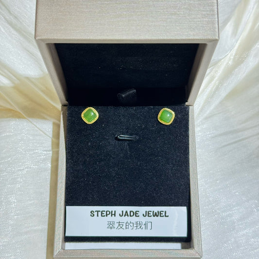 Earrings - Nephrite