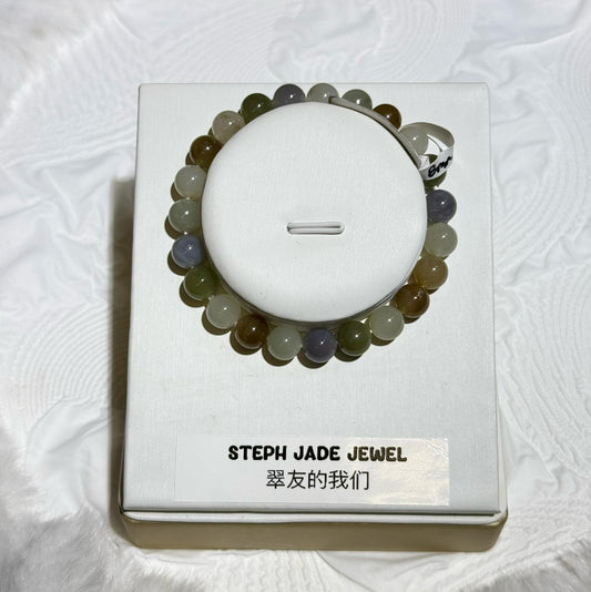 Nephrite Beads Bracelet - ColorN