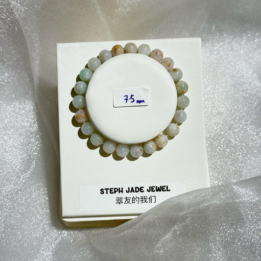 Jadeite Beads Bracelet - Flora