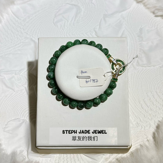 Jadeite Beads Bracelet - Green