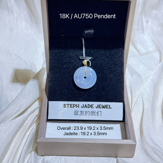 18K Pendent - Lavender