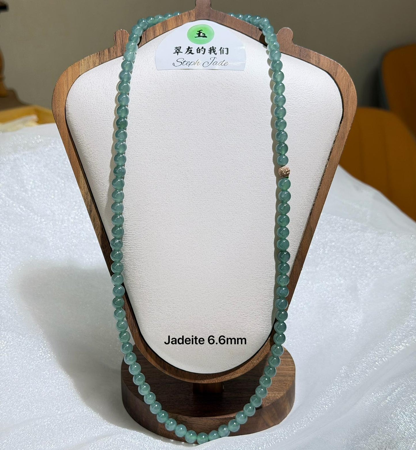 Beads Necklace- Light Blue