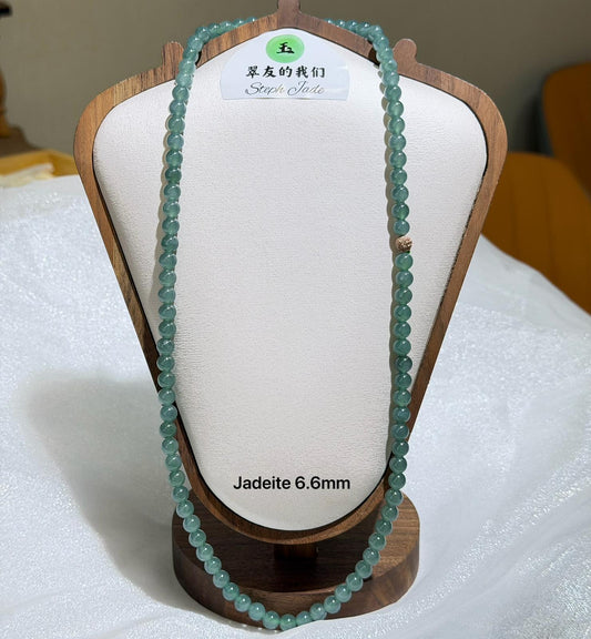 Beads Necklace- Light Blue