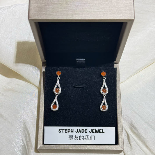 Earrings - Red