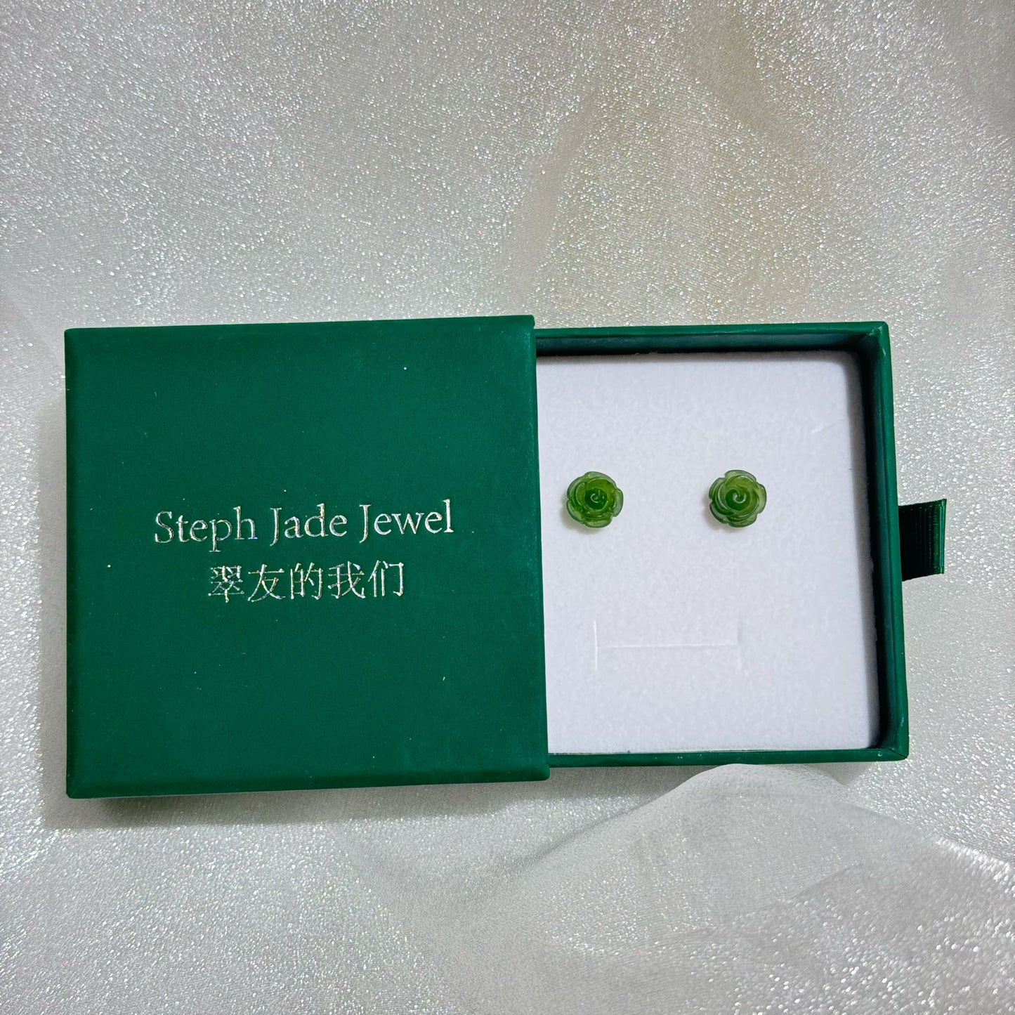 Earrings - Rose biyu