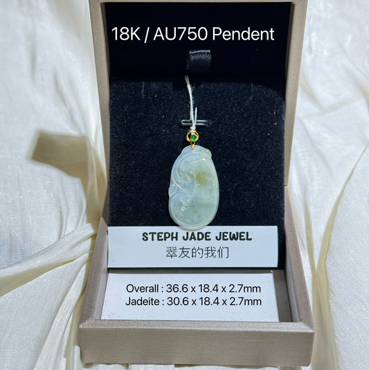 18K Pendent - Ruyi