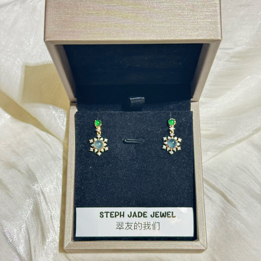 Earrings - Snow