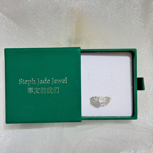 Silver925 Rings - White lace