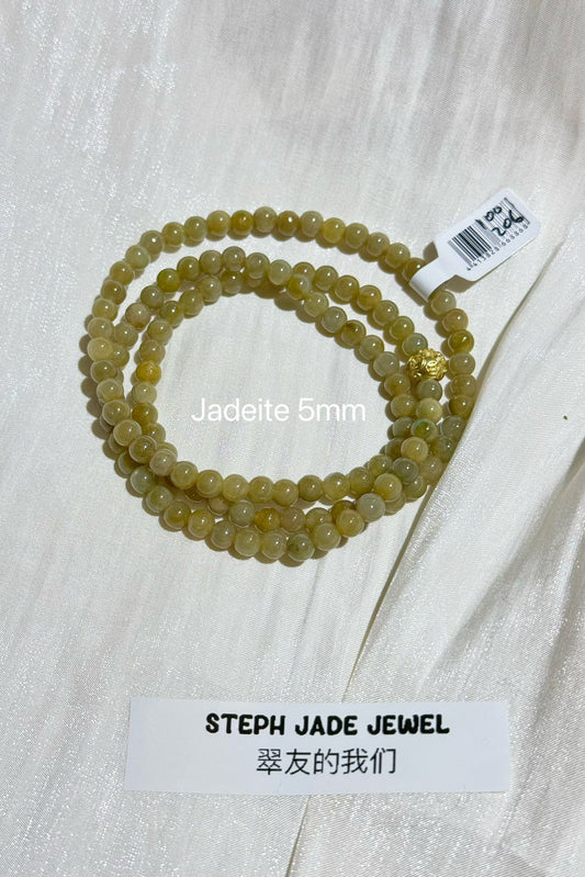 Beads Necklace- Yellow